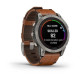 Garmin Fenix 7 Pro Sapphire Solar Titanium with Chestnut L. Band (010-02777-30)