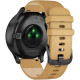 Garmin VIVOMOVE HR PREMIUM ONYX BLACK WITH TAN SUEDE BAND ONE-SIZE (010-01850-00)