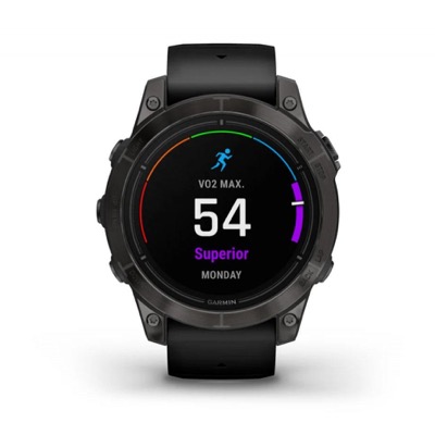 Garmin Epix Pro Gen 2 Sapphire 47мм Carbon G. DLC Tit. with Black Band (010-02803-10/11)