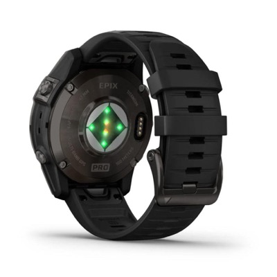 Garmin Epix Pro Gen 2 Sapphire 47мм Carbon G. DLC Tit. with Black Band (010-02803-10/11)