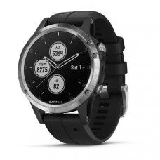 Garmin Fenix 5 Plus Silver with Black Silicone (010-01988-60)