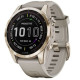 Garmin Fenix 7S Sapphire Solar C. Gold Titanium w. Light Sand Band (010-02539-20/21)