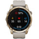 Garmin Fenix 7S Sapphire Solar C. Gold Titanium w. Light Sand Band (010-02539-20/21)