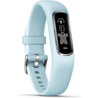 Garmin Vivosmart 4 Azure Blue with Silver Hardware Small/Medium (010-01995-24/14)
