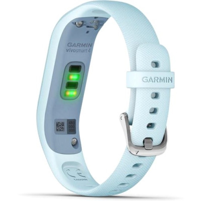 Garmin Vivosmart 4 Azure Blue with Silver Hardware Small/Medium (010-01995-24/14)