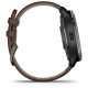 Garmin Venu 2 Plus Slate S. Steel Bezel W. Slate Case And B. Leather Band (010-02496-15)