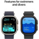 Apple Watch Ultra 2 GPS + Cellular 49mm Black Titan. Case w. Black Trail Loop - M/L (MX4V3)