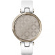 Garmin Lily Cream Gold Bezel with White Case and Silicone Band (010-02384-10)