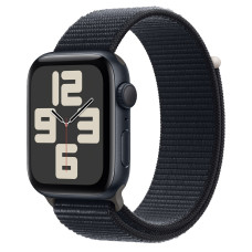 Apple Watch SE 2 GPS 44mm Midnight Aluminium Case with Midnight Sport Loop (MREA3)