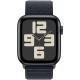 Apple Watch SE 2 GPS 44mm Midnight Aluminium Case with Midnight Sport Loop (MREA3)