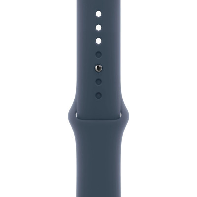 Apple Watch Series 9 GPS + Cellular 41mm Silver Alu. Case w. Storm Blue S.Band - S/M (MRHV3)