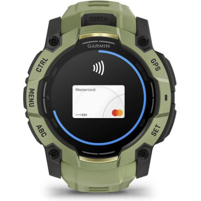 Garmin Instinct 3 50mm AMOLED Green with Fern Green Band (010-03020-02)