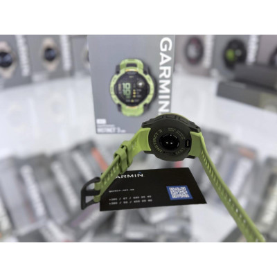 Garmin Instinct 3 50mm AMOLED Green with Fern Green Band (010-03020-02)