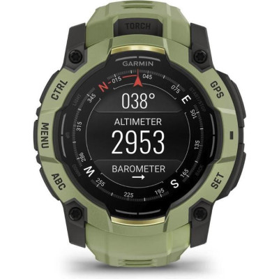 Garmin Instinct 3 50mm AMOLED Green with Fern Green Band (010-03020-02)