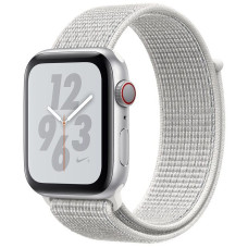Apple Watch Nike+ Series 4 GPS 44mm Silver Alum. w. Summit White Nike Sport l. Silver Alum. (MU7H2)