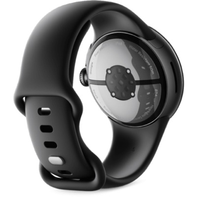 Google Pixel Watch 2 Matte Black Aluminum Case / Obsidian Active Band