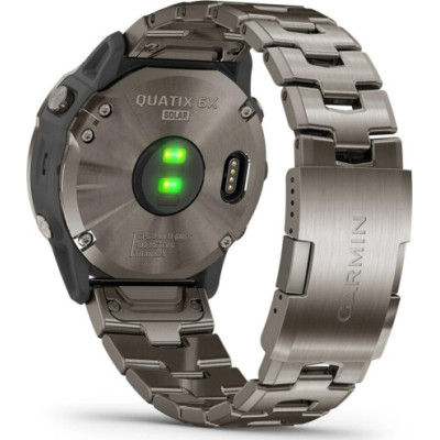 Garmin quatix 6X Solar Titanium with Titanium Band (010-02157-30/010-02157-31)
