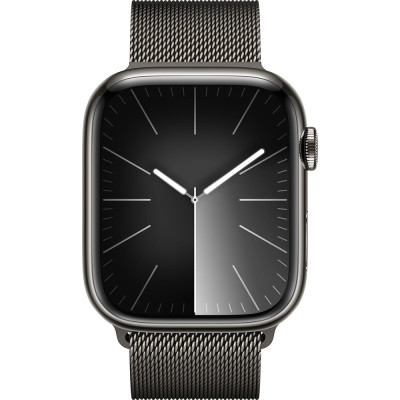 Apple Watch Series 9 GPS + Cellular 41mm Graphite S. Steel Case w. Graphite Milanese Loop (MRJA3)