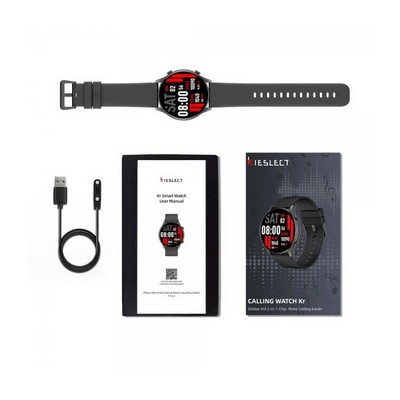 KIESLECT Smart Calling Watch Kr Black
