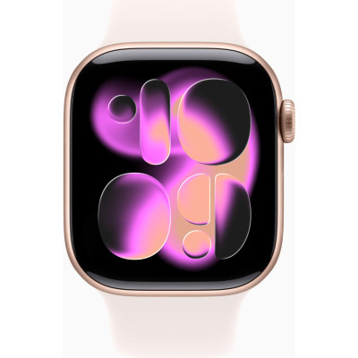 Apple Watch Series 11 GPS 42mm Rose Gold Alu. Case w. Light Blush S. Band - S/M (MEU04)