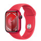 Apple Watch Series 9 GPS + Cellular 41mm PRODUCT RED Alu. Case w. PRODUCT RED Sport Band - S/M (MRY63)