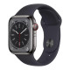 Apple Watch Series 8 GPS + Cellular 41mm Graphite S. Steel Case w. Midnight S. Band (MNJJ3)
