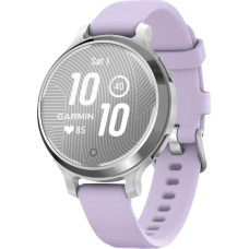 Garmin Lily 2 Active Silver with Purple Jasmine Silicone Band (010-02891-01)