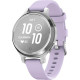 Garmin Lily 2 Active Silver with Purple Jasmine Silicone Band (010-02891-01)