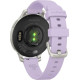 Garmin Lily 2 Active Silver with Purple Jasmine Silicone Band (010-02891-01)