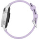 Garmin Lily 2 Active Silver with Purple Jasmine Silicone Band (010-02891-01)