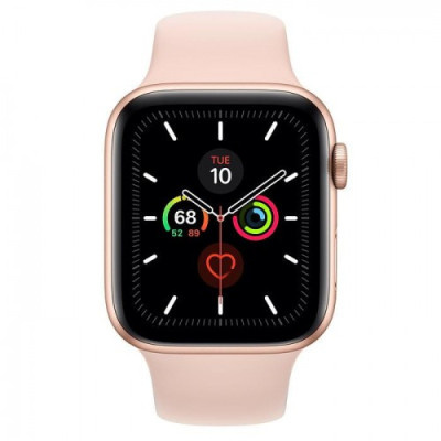 Apple Watch Series 5 LTE 44мм Gold Aluminum w. Pink Sand b.- Gold Aluminum (MWW02)