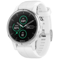 Garmin Fenix 5S Plus Sapphire White з Carrera White Band (010-01987-01)