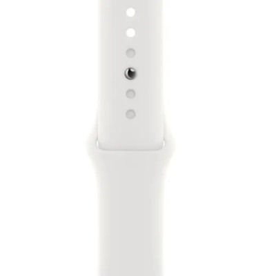 Apple Watch SE 2 GPS + Cellular 40mm Silver Aluminum Case with White Sport Band - S/M (MNTP3)