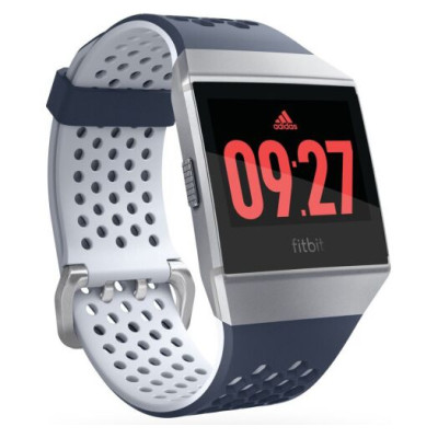 Fitbit Ionic Fitness Watch Adidas Edition Ink Blue/Ice Gray S+L (FB503WTNV)
