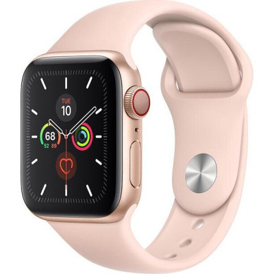 Apple Watch Series 5 LTE 40мм Gold Aluminum w. Pink Sand b.- Gold Aluminum (MWWP2)