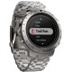 Garmin fenix Chronos Steel with Brushed Stainless Steel Watch Band (010-01957-02)
