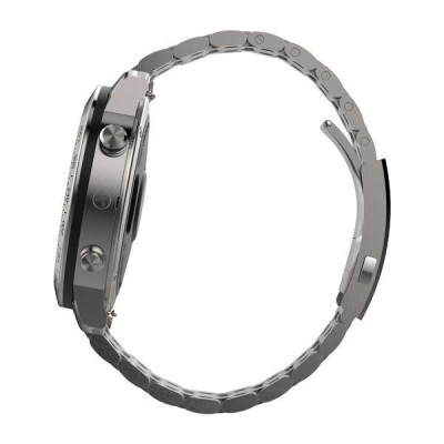 Garmin fenix Chronos Steel with Brushed Stainless Steel Watch Band (010-01957-02)