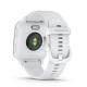 Garmin Venu Sq 2 Cream Gold Aluminum Bezel with White Case and Silicone Band (010-02701-01/11)