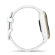 Garmin Venu Sq 2 Cream Gold Aluminum Bezel with White Case and Silicone Band (010-02701-01/11)