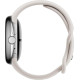 Google Pixel Watch 3 41 mm Wi-Fi Polished Silver Aluminum Case/Porcelain Active Band