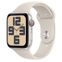 Apple Watch SE 2 GPS + Cellular 44mm Starlight Alu. Case w. Starlight S. Band M/L (MNTX3)