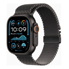 Apple Watch Ultra 2 GPS + Cellular 49mm Black Titanium Case w. Black Titanium Milanese Loop - S (MX4W3)