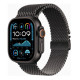 Apple Watch Ultra 2 GPS + Cellular 49mm Black Titanium Case w. Black Titanium Milanese Loop - S (MX4W3)