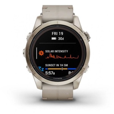 Garmin Fenix 7S Pro Sapphire Solar Soft Gold w. Limestone L. Band (010-02776-30)
