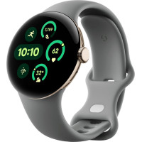 Google Pixel Watch 3 41 mm LTE Champagne Gold Aluminum Case/Hazel Active Band