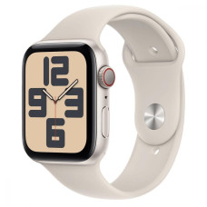 Apple Watch SE 2 GPS + Cellular 44mm Starlight Alu. Case w. Starlight S. Band S/M (MRGT3)