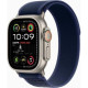 Apple Watch Ultra 2 GPS + Cellular 49mm Natural Titan. Case w. Blue Trail Loop - S/M (MX4J3)