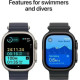 Apple Watch Ultra 2 GPS + Cellular 49mm Natural Titan. Case w. Blue Trail Loop - S/M (MX4J3)