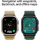 Apple Watch Ultra 2 GPS + Cellular 49mm Natural Titan. Case w. Blue Trail Loop - S/M (MX4J3)
