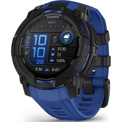 Garmin Instinct 3 45mm AMOLED Black with Blue Band (010-02936-03/43)